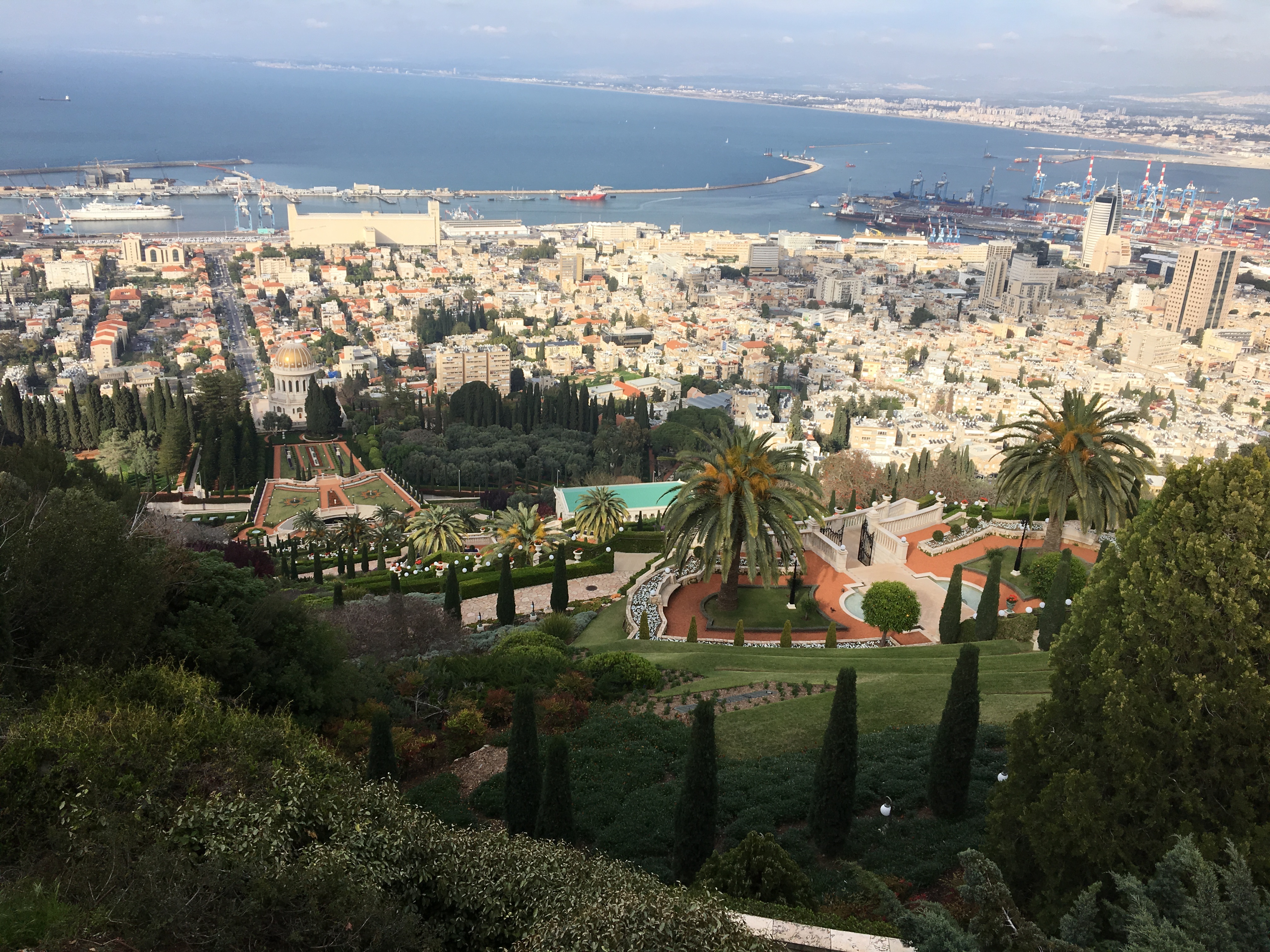 Haifa view from mount Carmel